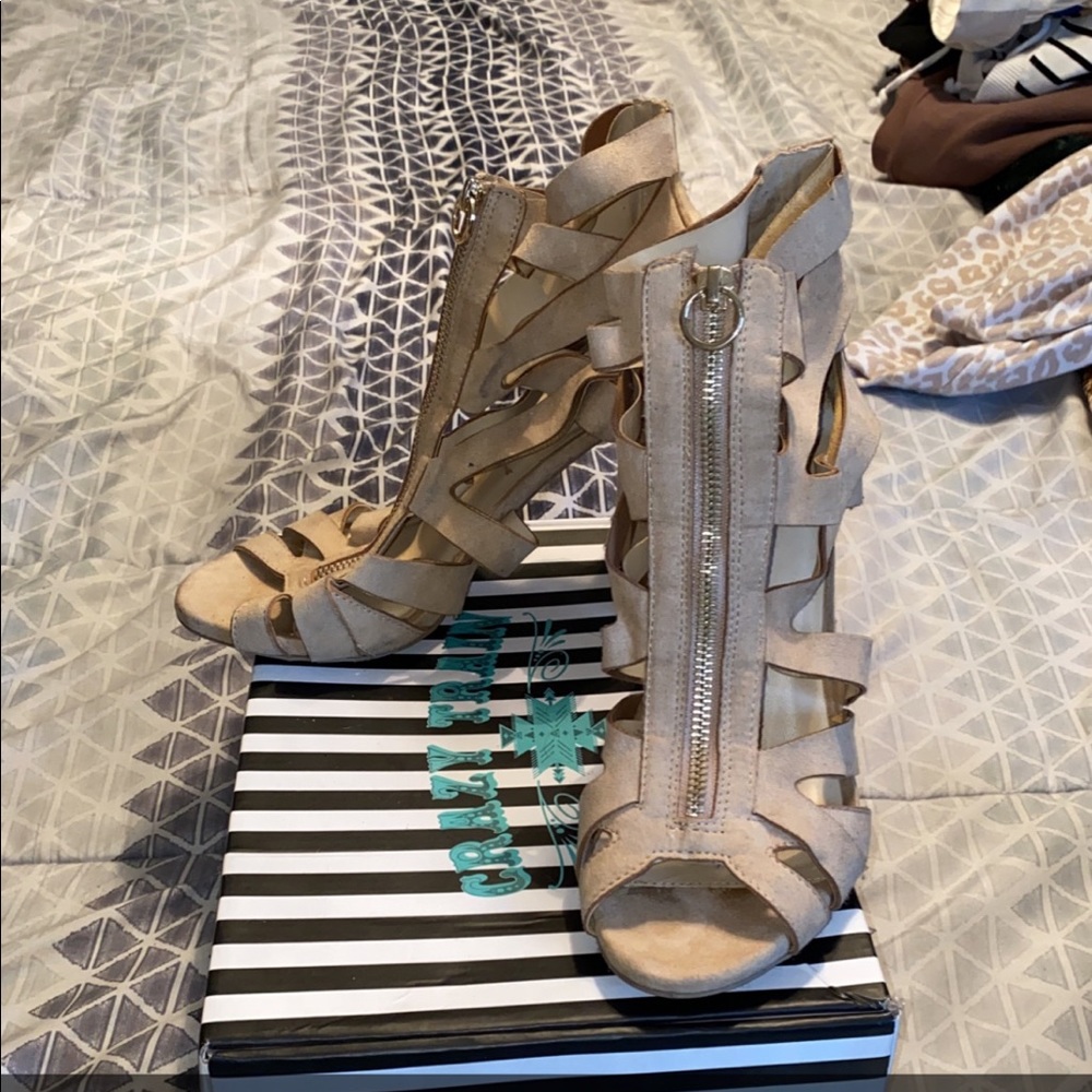 Tan heels